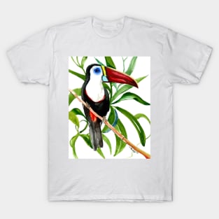 Toucan In the Jungle, White-Throated Toucan T-Shirt